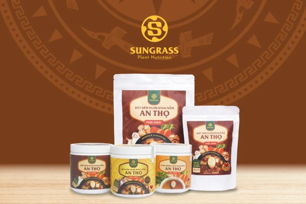 Sungrass — bột nêm ngưu bàng nấm An Thọ