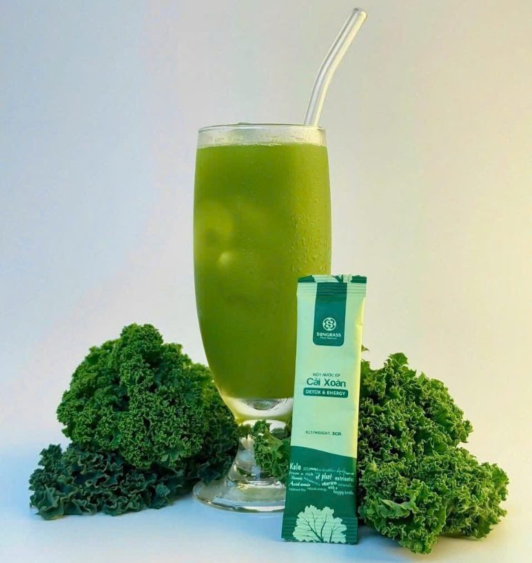 Sungrass — bột nước ép cải xoăn