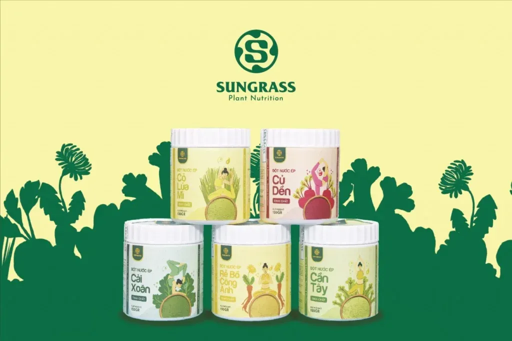 Bột nước ép Sungrass dạng hũ 120g